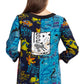 La Cera Red Patchwork Top - La Cera