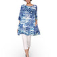 Tiered Batik Print Swing Top - La Cera