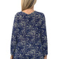 Top con cuello vuelto y estampado floral Lucerne de La Cera