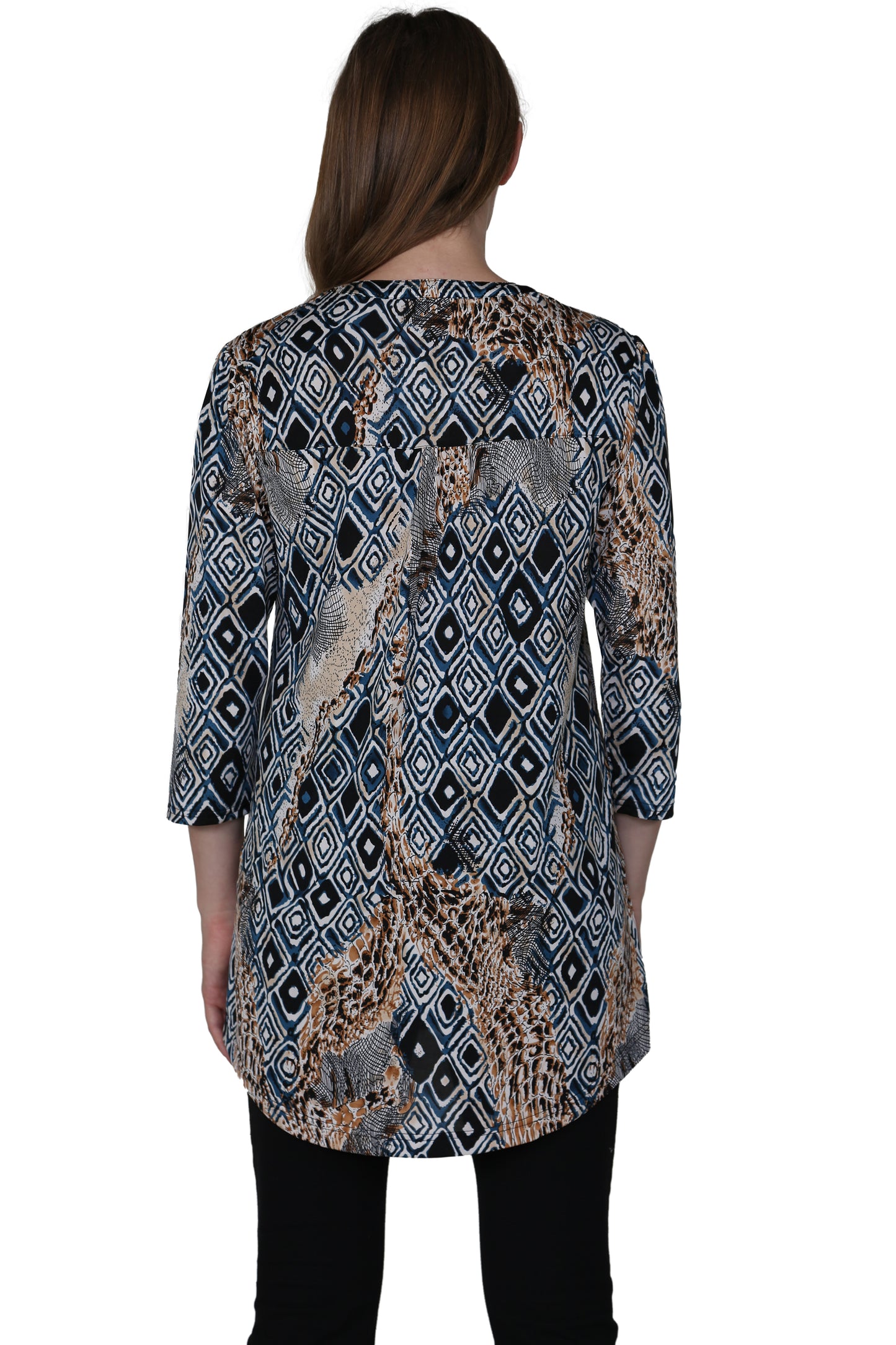 Túnica con estampado Batik Malabar La Cera