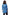 La Cera Pleat Front Printed Tunic Tie-Dye Blue - La Cera