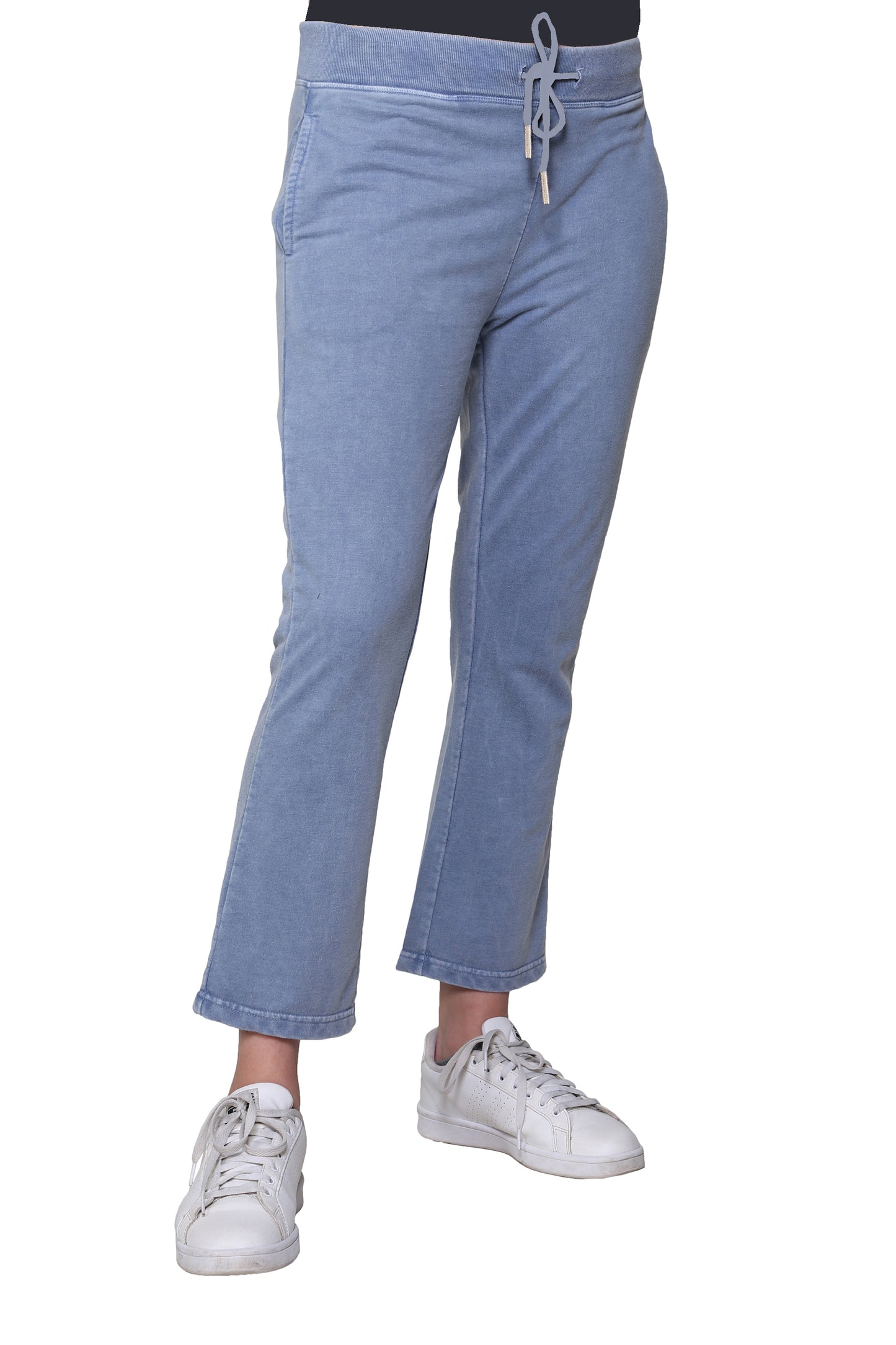 Heathered French Terry Drawstring Pants - La Cera