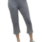 Soft & Supple Knit Cropped Pant - La Cera