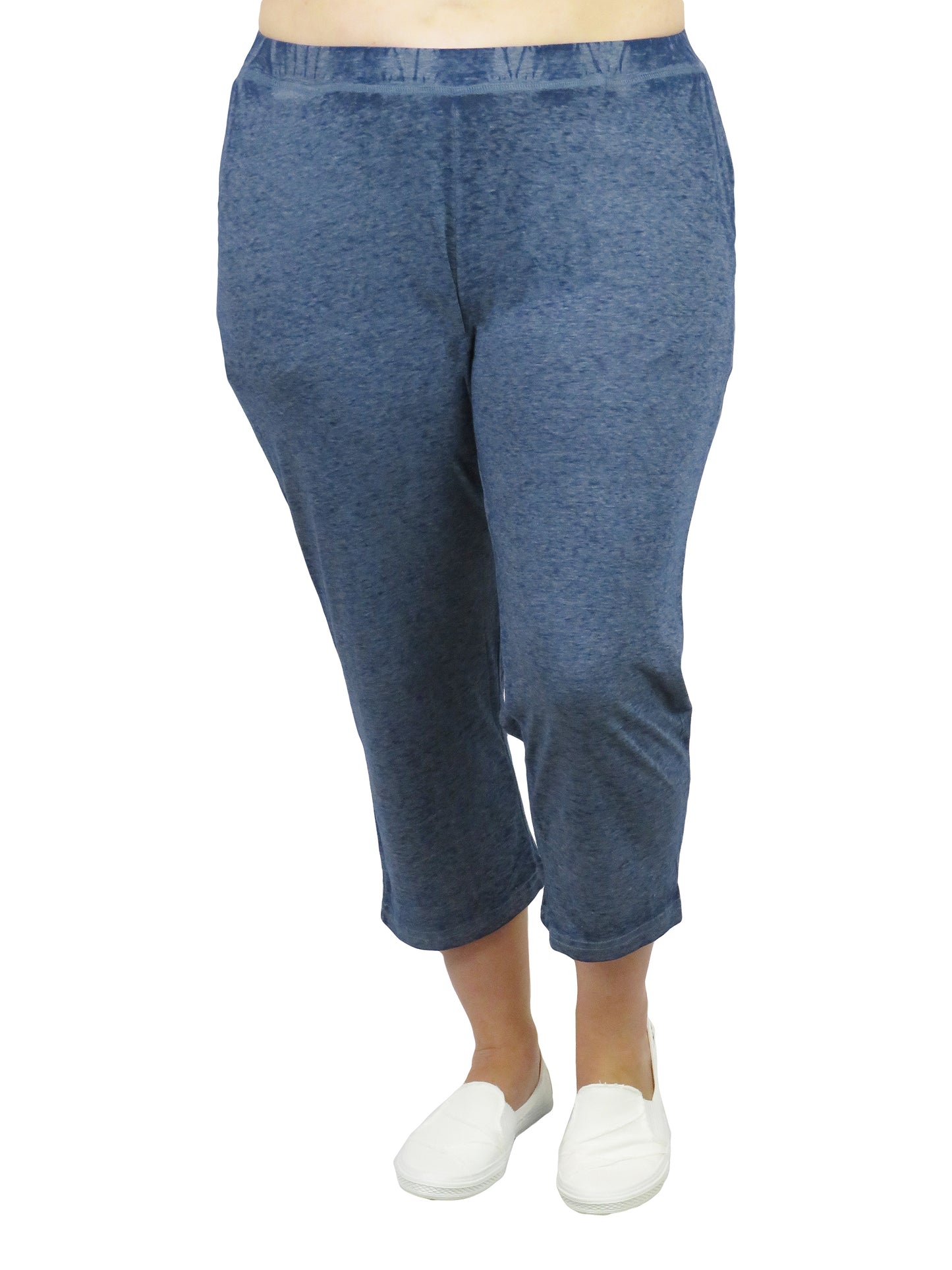 Soft & Supple Knit Cropped Pant - Plus Size