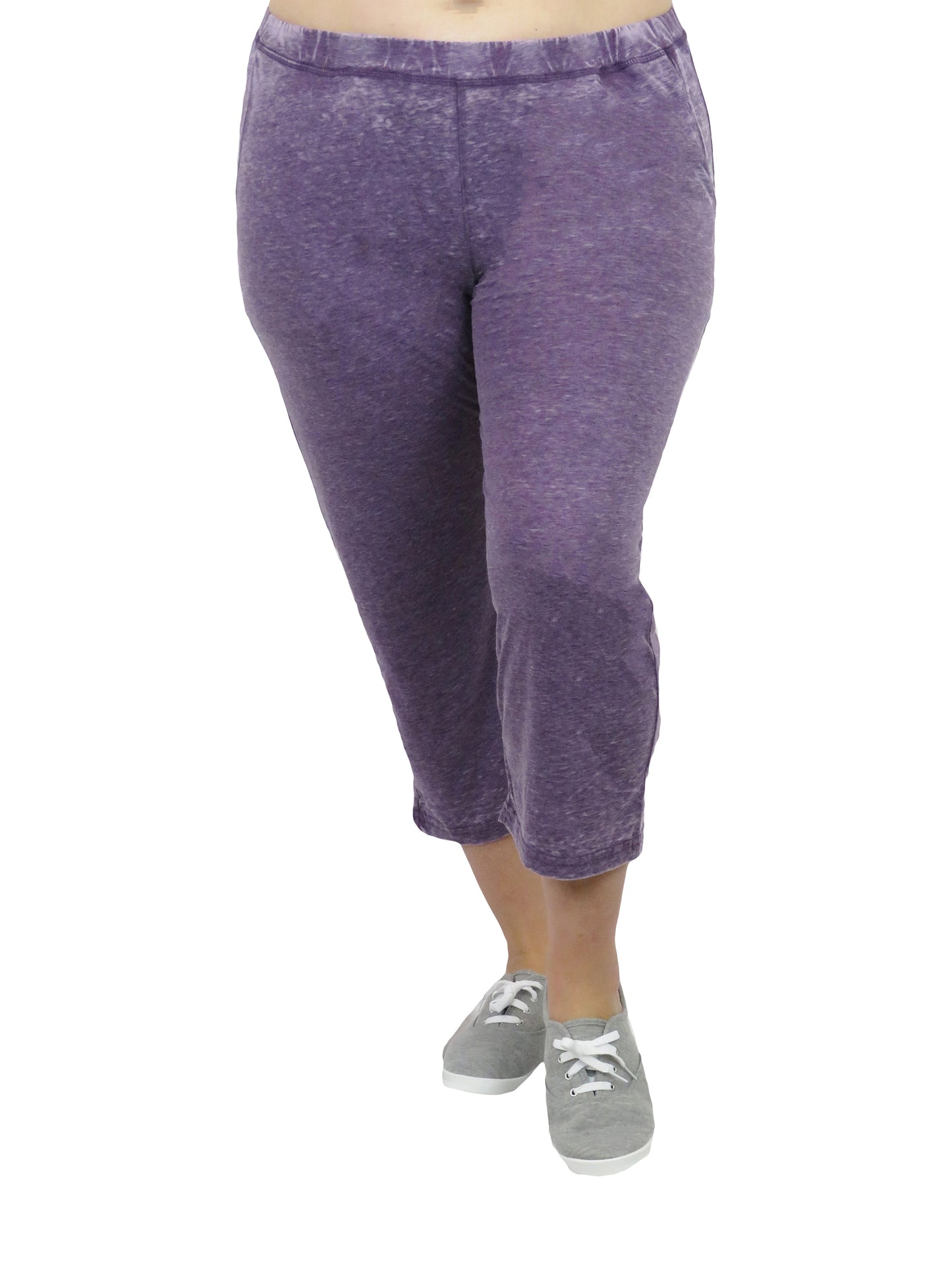 Soft & Supple Knit Cropped Pant - Plus Size