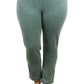 Pantalones de felpa francesa jaspeados de talla grande