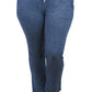 Pantalones de felpa francesa jaspeados de talla grande