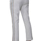Pantalón de rizo francés con ribete de rayas tipo esmoquin de lúrex