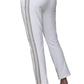 Pantalón de rizo francés con ribete de rayas tipo esmoquin de lúrex