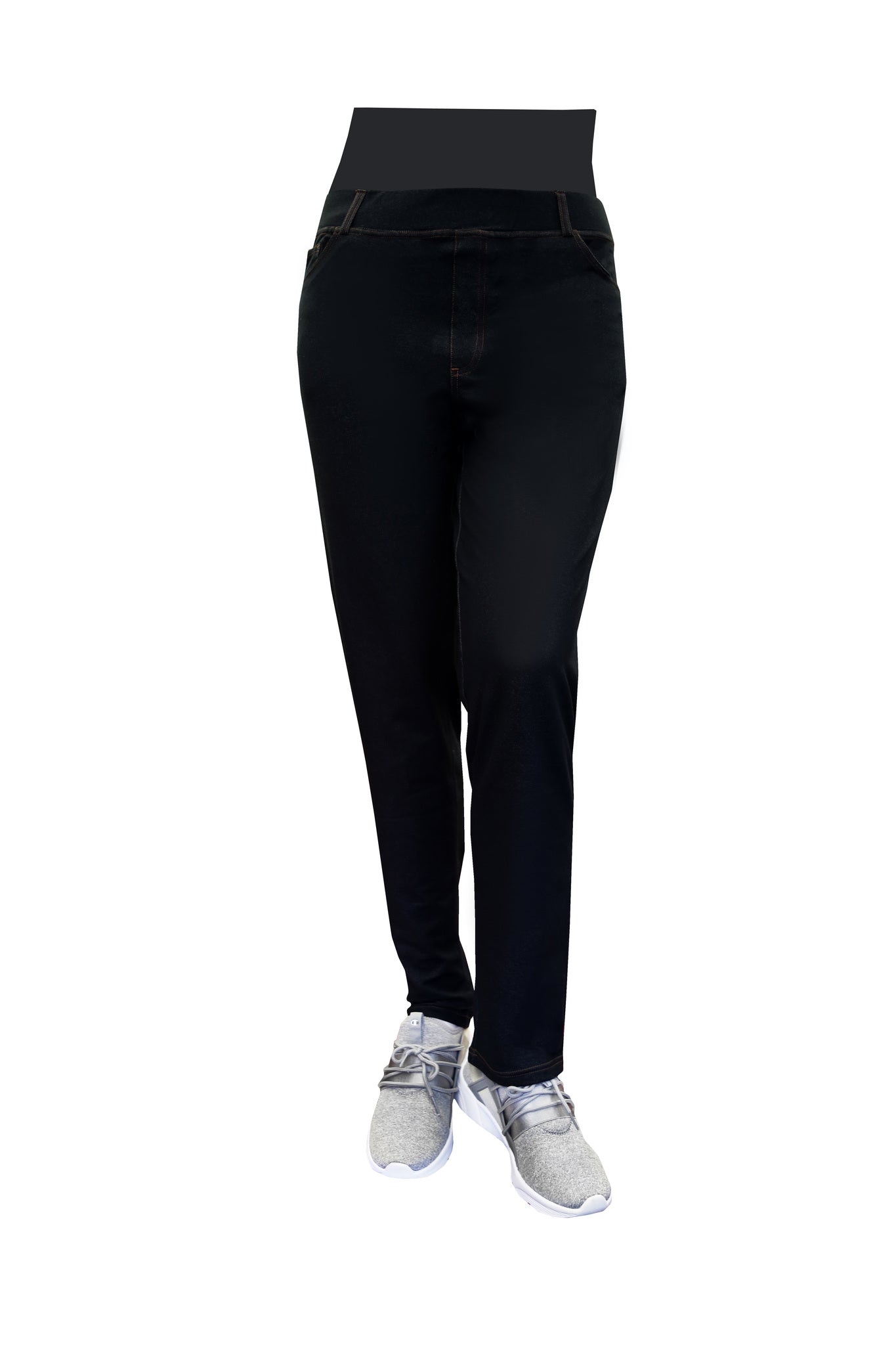 La Cera Plus Size Stretch Knit Jegging - La Cera