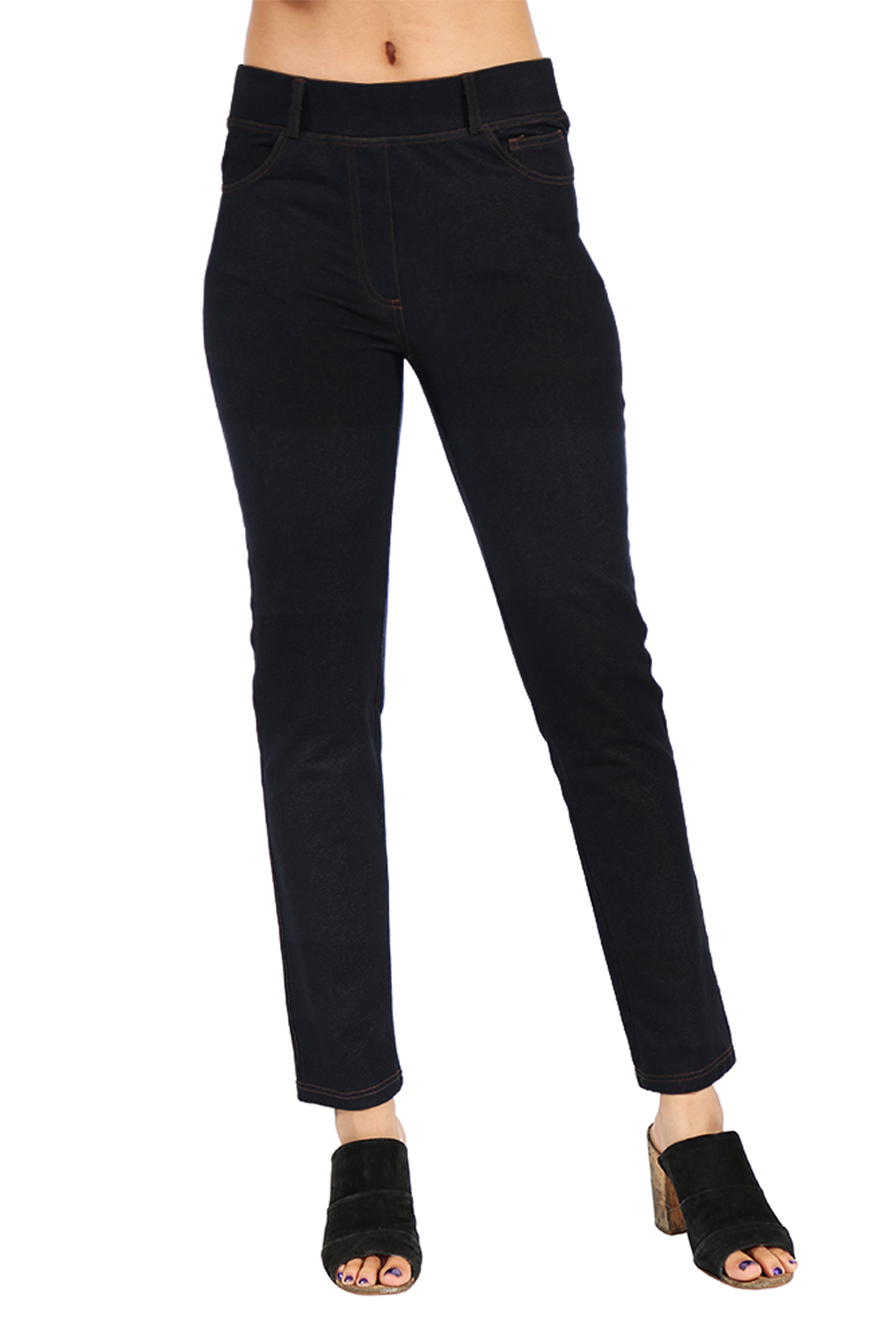 La Cera Stretch Knit Jegging