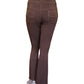 Pantalón con corte de bota de punto elástico de talla grande La Cera