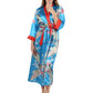 Floral Satin Robe