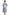 Long Floral Lilac Satin Robe - La Cera