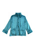 La Cera Plus Size Plush Bed Jacket - La Cera