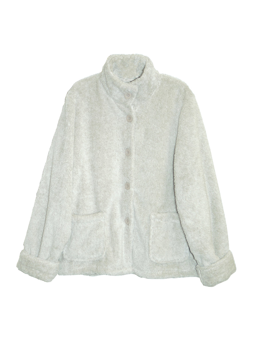 Fleece Plus Size Bed Jacket La Cera™
