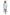 La Cera Floral Fleece Bathrobe with Belt - La Cera