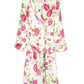 La Cera Floral Plush Bath Robe - La Cera - 3
